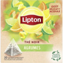 LIPTON Thé noir agrumes x20 36g