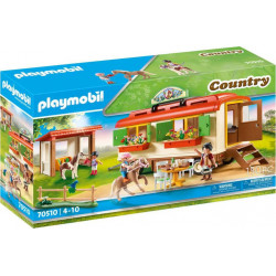 Playmobil 70510 BOX PONEYS ET ROULOTTE