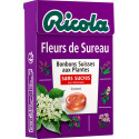 RICOLA Ricola Fleurs de Sureau bonbon sans sucre 50g (lot de 6)