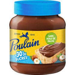 Poulain Pâte à tartiner 30% moins sucrée 350g
