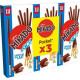 LU Mikado Biscuit Pocket Chocolat au Lait 39g (lot de 3)
