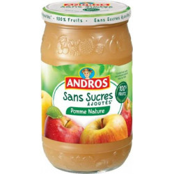 ANDROS COMPOTE POMME NATURE sans sucres ajoutés 730g (lot de 5)