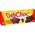 Délichoc Biscuits croustillants Chocolat Noir 150g (lot de 3)