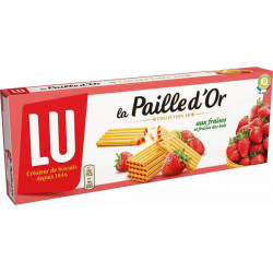 Lu Gaufrettes Paille d'Or Fraises et Fraises des bois 170g