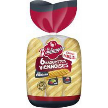Baguette La Boulangère Viennoise x6 510g