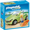 PLAYMOBIL SURFEUR ET VOITURE DECAPOTABLE 6069