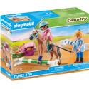 PLAYMOBIL COUNTRY CAVALIERE CHEVAL MONITRIC 71242
