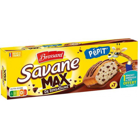 BROSSARD SAVANE MAX CHOCOLAT 210g