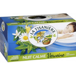 La Tisanière NUIT CALME Tilleul Oranger Camomille Verveine 37g
