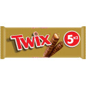 TWIX Barres chocolatées Biscuits enrobés de Chocolat et de Caramel x5 250g