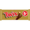 TWIX Barres chocolatées Biscuits enrobés de Chocolat et de Caramel x5 250g (lot de 6)