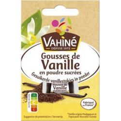 Vahiné Gousses de vanille en poudre sucrées 8g