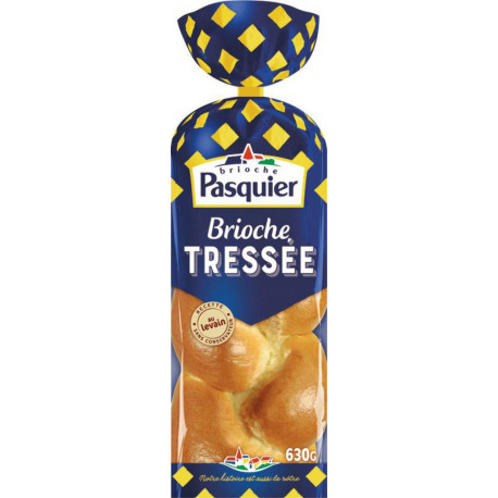 Brioche tressée Pasquier Nature 630g