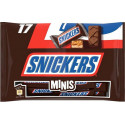 SNICKERS Mini barres chocolatées aux cacahuètes grillées et caramel x17 333g (lot de 2)