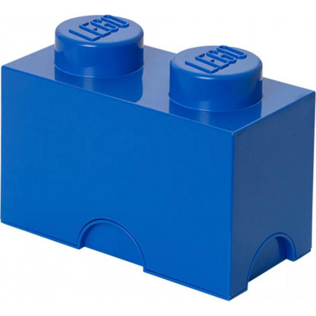Lego BRIQUE DE RANGEMENT BLEUE 2 PLOTS