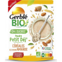 Gerblé Poudre petit déj' Bio céréales, saveur amande 240g