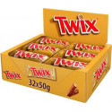 Twix Biscuit nappé caramel enrobé de chocolat 32x50g 1.6Kg