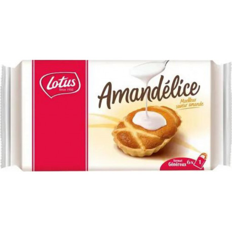 Lotus Frangipane Amandélice x6 312g
