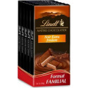 LINDT CHOCOLAT NATURE noir extra fondant 5x100g 500g