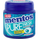 MENTOS PURE FRESH CHEWING GUM POT PLASTIQUE MENTHOL EUCALYPTUS 100g