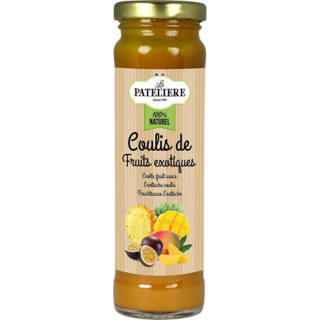 LA PATELIERE COULIS ET NAPPAGE FRUITS EXOTIQUES 165g