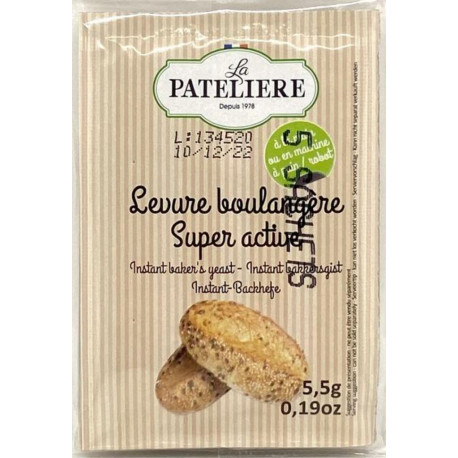 La Patelière LEVURE SACHETS INDIVIDUELS SOUS CELLOPHANE 27.5g