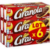 LU Biscuits sablés Granola Chocolat Noir 6x195g 1.17Kg