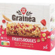 Grainéa  Barre de céréales Fruits rouges 126g