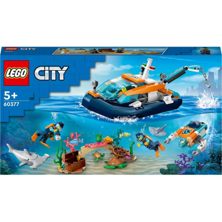 LEGO 60377 City Le Bateau d’Exploration Sous-Marine