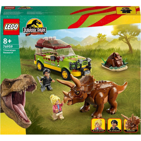 LEGO 76959 Jurassic Park La Recherche du Tricératops