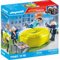 PLAYMOBIL Jeux d'imitation Pompier avec coussin de sauvetage