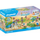 PLAYMOBIL Jeux d'imitation Cavaliers poneys et saut d'obstacles