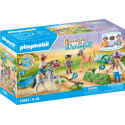 PLAYMOBIL Jeux d'imitation Cavaliers poneys et saut d'obstacles