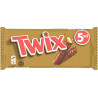 TWIX Barres chocolatées Biscuits Enrobés de Chocolat et Caramel 5x50g 250g