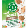 ALINE OLIVIER Biscuits Mini cookies noisettes 30% de sucres en moins Bio ALINE & OLIVIER 170g