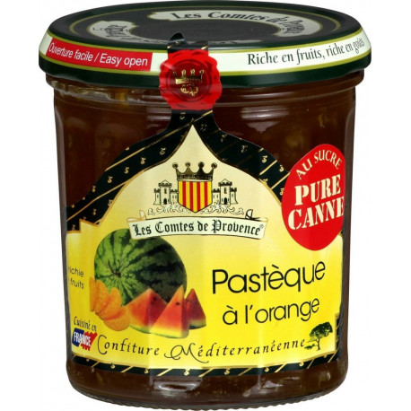 LES COMTES DE PROVENCE Confiture pastèque/orange 340g