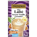 TWININGS Thé noir latté vanille caramel 175g