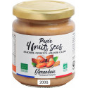 BIO AMANDAIE Purée 4 fruits secs BIO L'AMANDAIE 200g