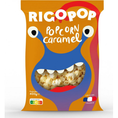 RIGOPOP Popcorn caramel 400g