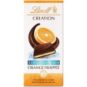 LINDT CREATION Tablette de chocolat Orange Frappée 150g
