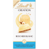 LINDT Tablette de chocolat Blanc Rocher Blanc CREATION la tablette de 148g