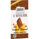 Nestlé LES RECETTES DE ATELIER Tablette de chocolat au lait fondant et caramel 130g