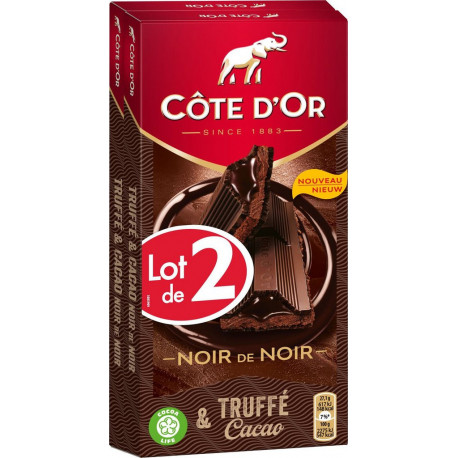 Côte d’Or Chocolat Noir Truffé 2x190g 380g