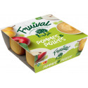 FRUIVAL Compote pomme poire les 4 pots de 100g
