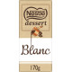 Nestlé DESSERT Tablette de chocolat blanc 170g