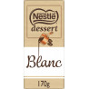 Nestlé DESSERT Tablette de chocolat blanc 170g