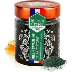 Maison Crétet Préparation à base de Miel Et Spiruline 170g