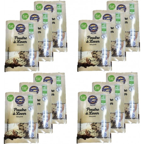 Sainte Lucie Poudre À Lever Bio les 12 unités de 0.05Kg