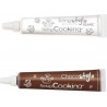 Stylo Chocolat + Stylo Glaçage Blanc Goût Vanille