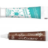 NC Stylo Chocolat + Gel Colorant Alimentaire Bleu Turquoise